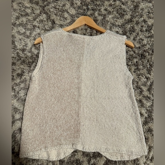 VTG 1995 Eagle’s Eye Vest W/ Funky Painted Buttons - Picture 2 of 10